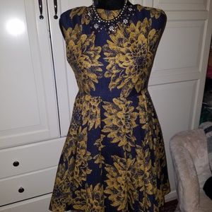 Alice + Olivia Brocade Dress
